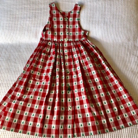 Dogwood Lane Other - Dogwood Lane Child's Holiday Dress Irresistible Buttons Girls Sz 10 (Like new)